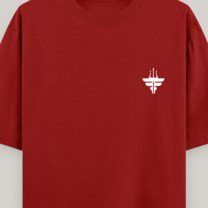 Fyuno Essential Red Oversized T-Shirt