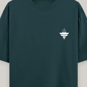 Fyuno Essential Petrol Blue Oversized T-Shirt