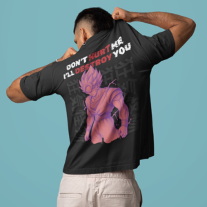 Don’t Hurt Me I’ll Destroy You, Anime Rage Oversized T-Shirt
