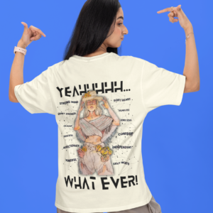 Yeahhhh… Whatever! Women Attitude Oversized T-Shirt